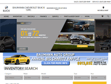 Tablet Screenshot of baumannautotiffin.com